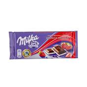 cokolada Milka straw . jagoda 100 gr kraft nelt co