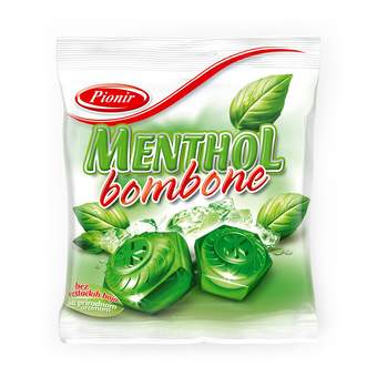 BOMB.MENTHOL ZELENI DROPS 100G PION (54)