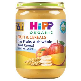 KAŠICA ŽITARICE SA VOĆEM 190GR HIPP