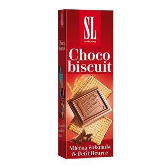 KEKS CHOCO BISKVIT SA MASLACEM CM4 125gr SWISLION