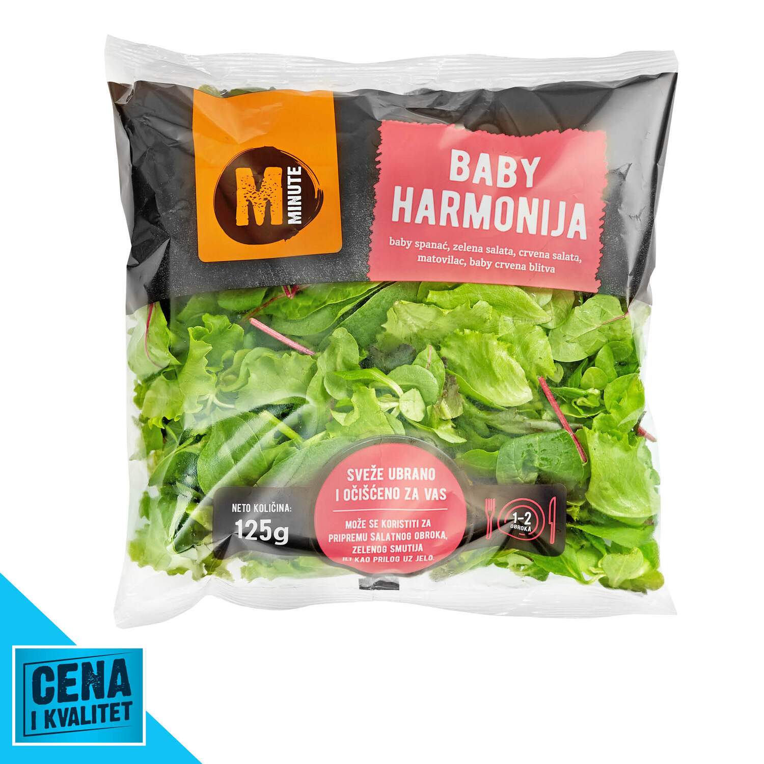 Minute Baby harmonija 125g