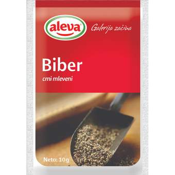 BIBER CRNI MLEVENI 10GR ALEVA
