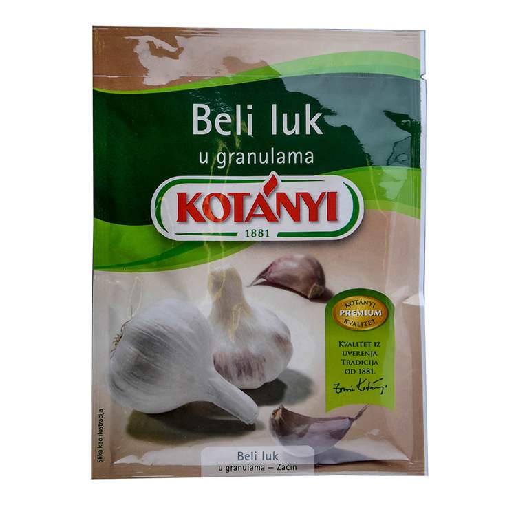 Kotanyi Beli luk u granulama 28g