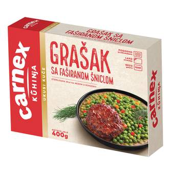040494 Carnex gotovo jelo faširana šnicla sa graškom 400 g