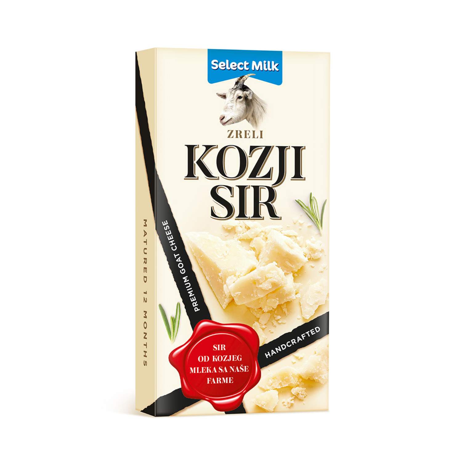 Select Milk Kozji sir polutvrdi zreli 125g
