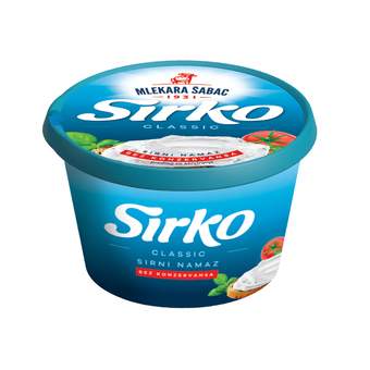 SIRKO SIRNI NAMAZ 60%MM 200G MLEKARA ŠABAC