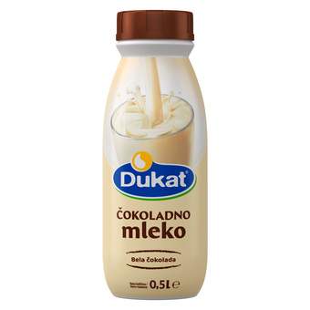 MLEKO ČOKO BELA ČOKOLADA 0,5L DUKAT