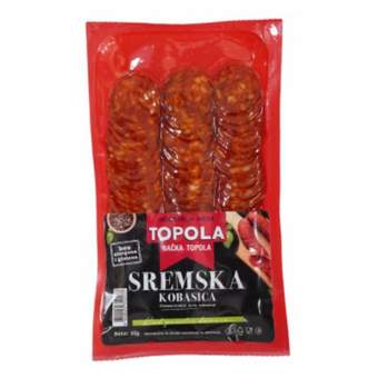 KOBASICA SREMSKA SLAJS 80GR IM TOPOLA