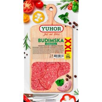 kobasica budimska XXL slajs 200gr yuhor