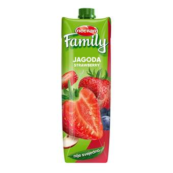 050787 Nectar family sok jagoda 1 l