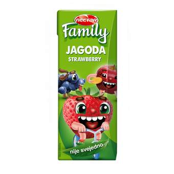 SOK NEGAZIRANI NEKTARJAGODA FAMILY 0,2L