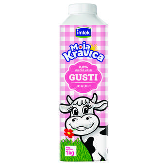 JOGURT GUSTI 2.8% TT MOJA KRAVICA 1KG IMLEK AD --