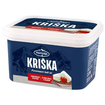 SIR HOMOLJSKA BELA KRIŠKA 400G MLEKARA HOMOLJE