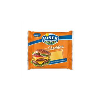 SIR TOPLJENI MLEKOPRODUKT BISER CHEDDAR LISTICI 100G