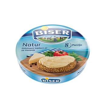 035990 SIR TOPLJ."BISER" NATUR 140g 35%mm MLEKOPRODUKT