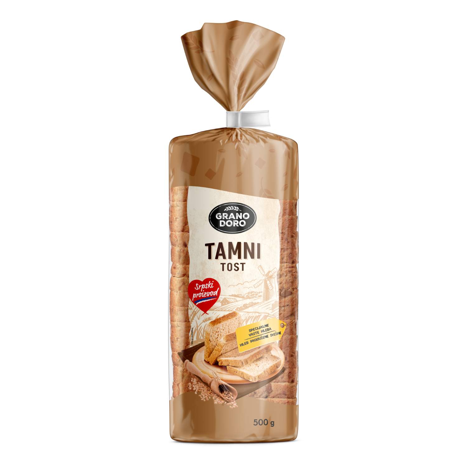 Grano Doro Tamni tost hleb 500g