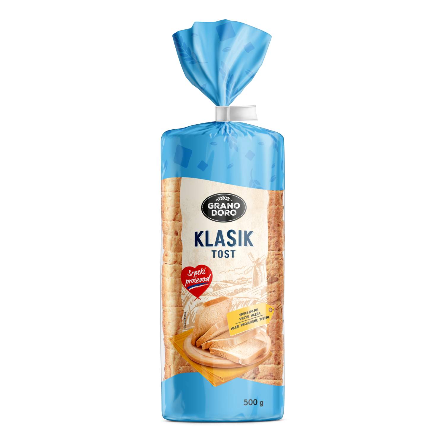 Grano Doro Beli tost hleb 500g