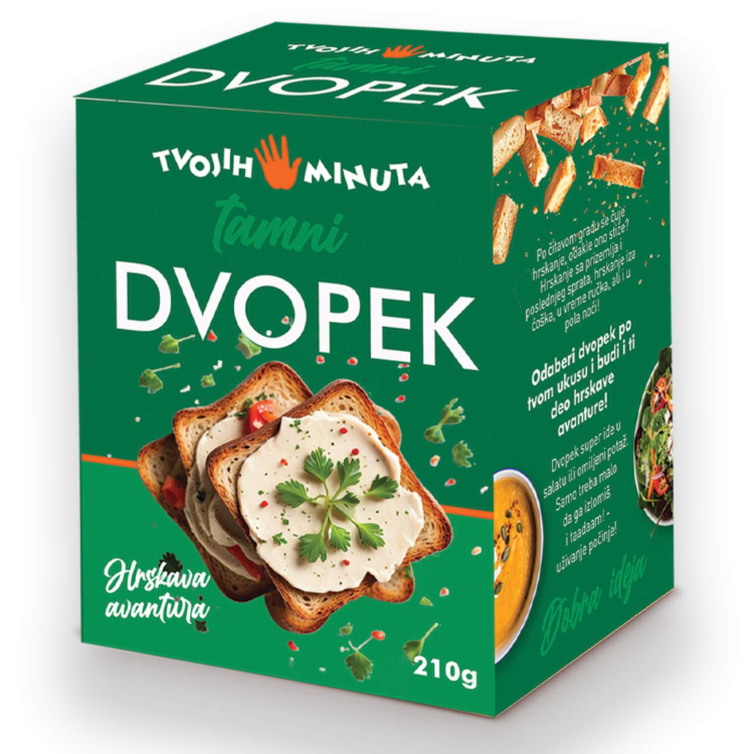 Tvojih 5 Minuta Dvopek tamni 210g