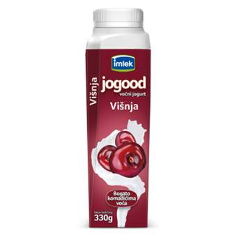 349693 Jogood voćni jogurt višnja 330g TT