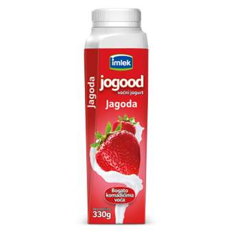 JOGURT VOĆNI JOGOOD JAGODA 330G TT IMLEK