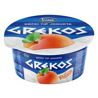 VOCNI JOGURT GREKOS JOGURT KAJSIJA 150G IMLEK