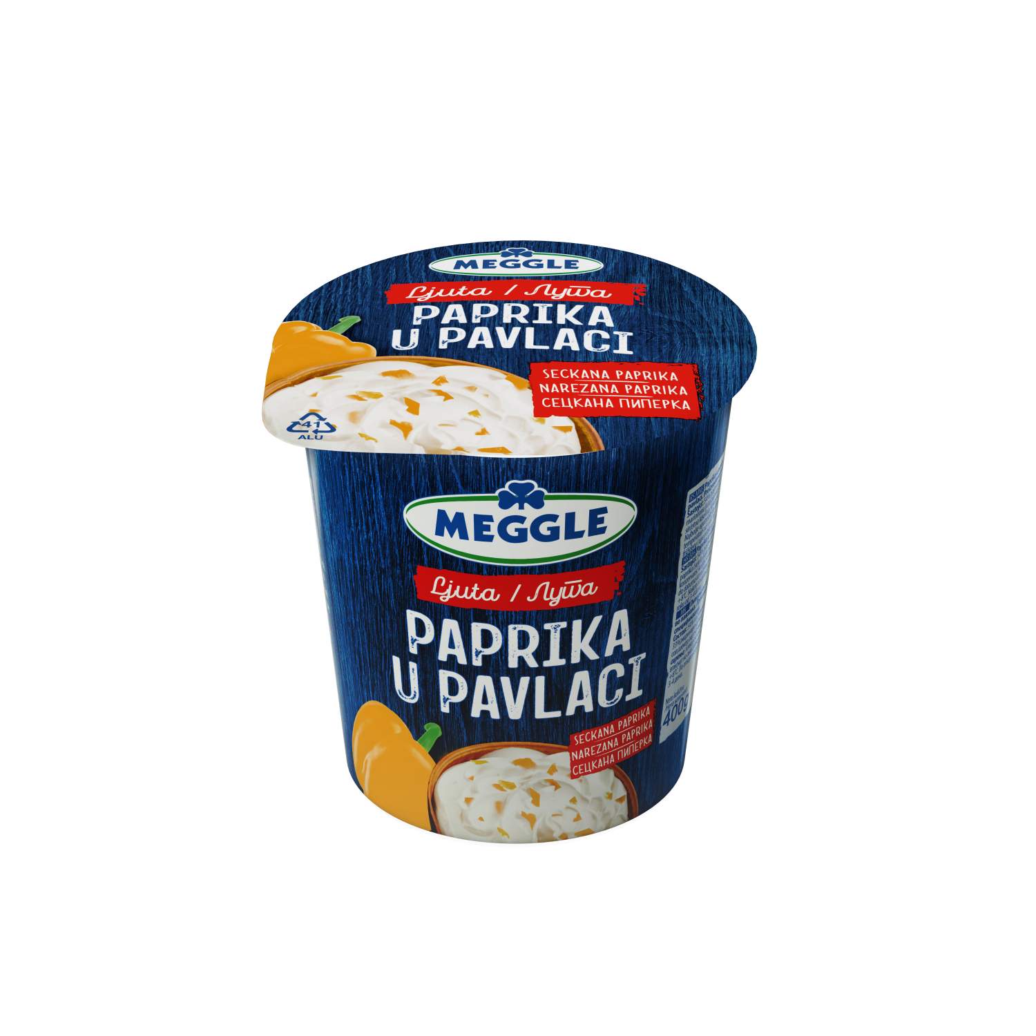 Meggle paprika u pavlaci seckana kisela paprika u pavlaci 400g Idea