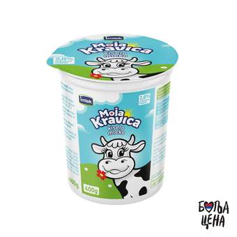 KISELO MLEKO 400G KRAVICA SA 2.8%MM CASA IMLEK (6)