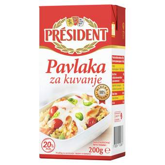 PRESIDENT PAVLAKA ZA KUVANJE 20% MM,200 GR SOMBOLED
