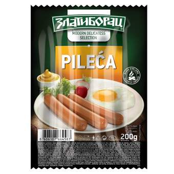kobasica barena pileca 200g 122,20024 zlatiborac