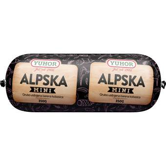 kobasica alpska mini 350gr yuhor 601831