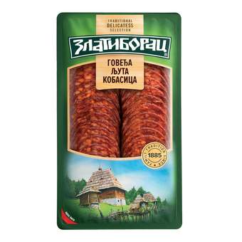 KOBASICA ZLATIBORAC GOVEDA LJUTA ZAS. ATM. 100G