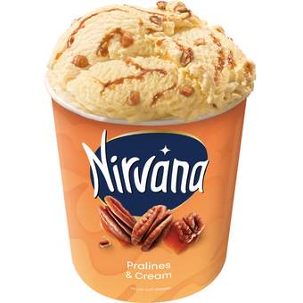 SLADOLED NIRVANA 420ML PRALINES & CREAM