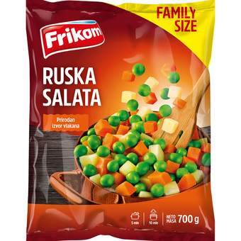 MESAVINA ZA RUSKU SALATU SMRZNUTA FRIKOM 700G