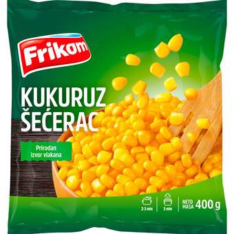 SMRZNUTO POVRCE FRIKOM KUKURUZ SECERAC 400G
