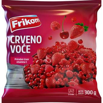 SMRZNUTO VOCE FRIKOM MIX CRVENO VOCE 300G