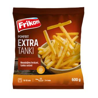 SMRZNUTI POMFRIT EKSTRA TANKI FRIKOM 600G