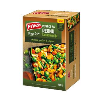 SMRZNUTO POVRCE FRIKOM SKANDINAVIJA VEGGIE LOVE 480G