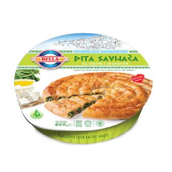 PITA UVIJACA SA SIROM I SPANACEM BELLA 800gr GRAN