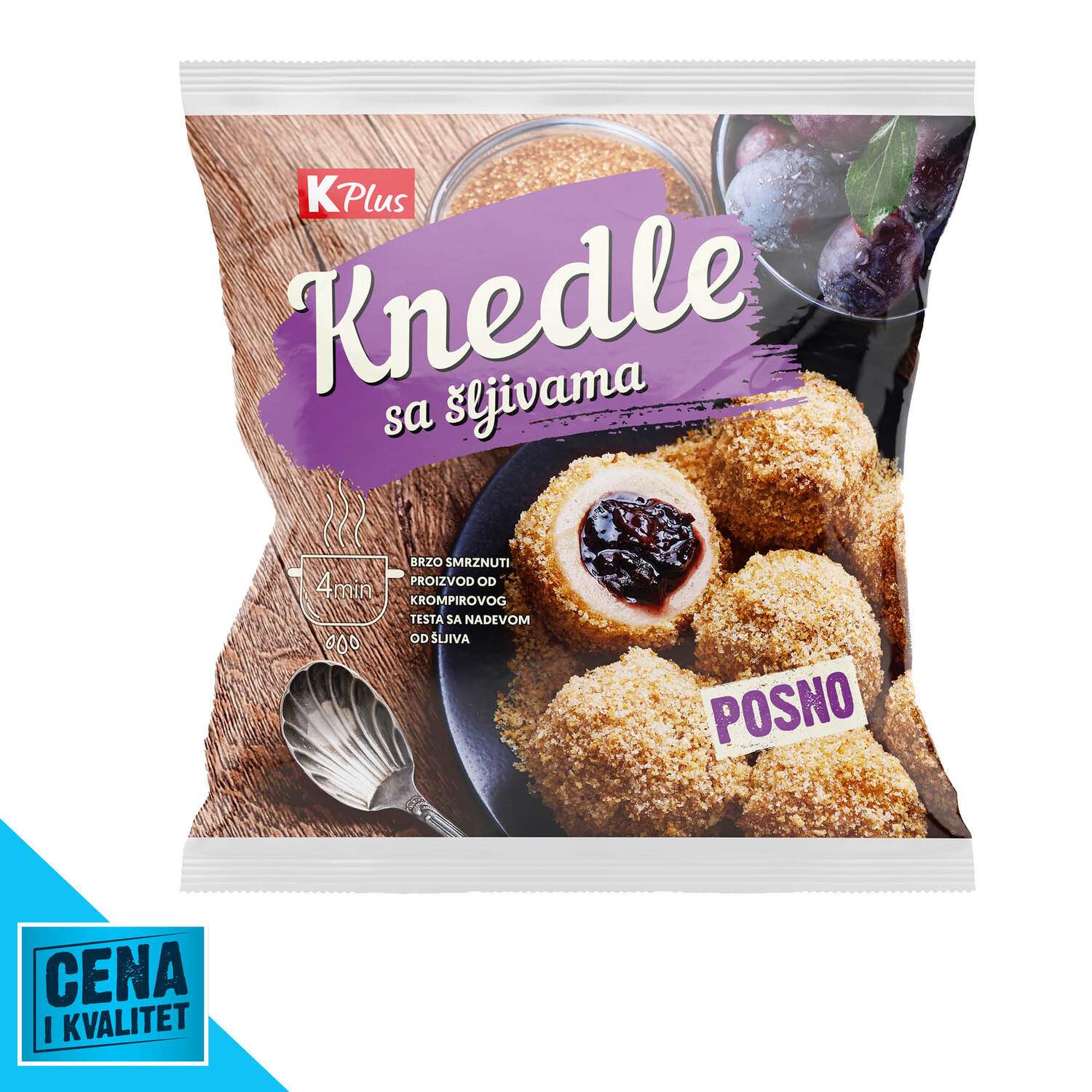 K Plus Knedle sa sljivama 1kg