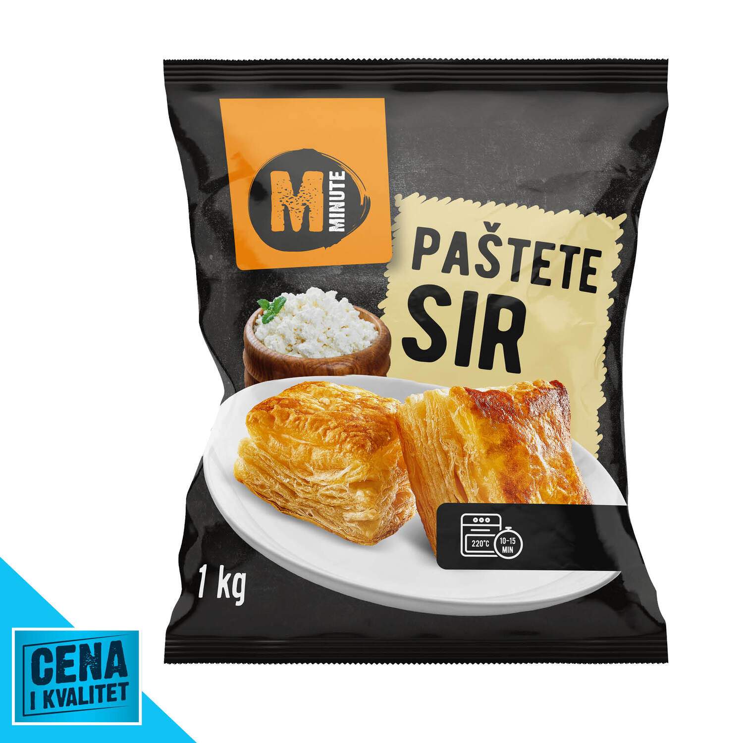 Minute Pastete sa sirom 1kg