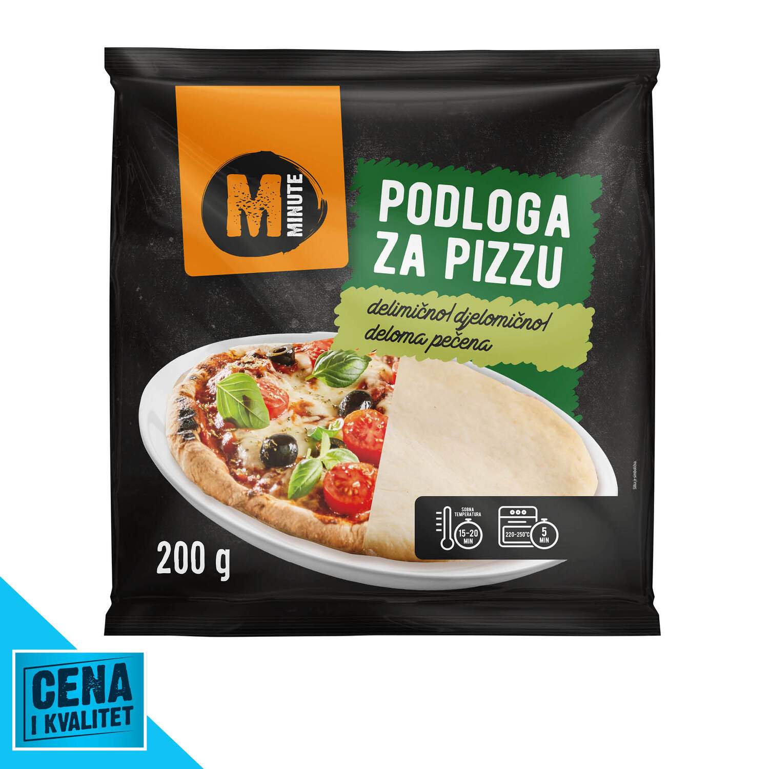 Minute Podloga za pizzu 200g