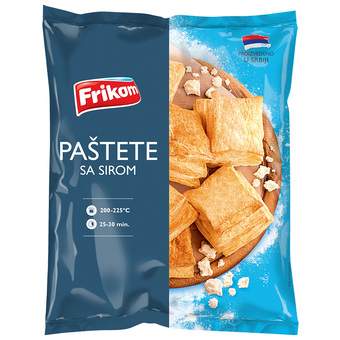 SMRZ.TESTO PASTETE SA SIROM 800G FRIKOM