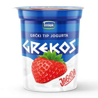 JOGURT GREKOS JAGODA 400gr MLEKARA SUBOTICA