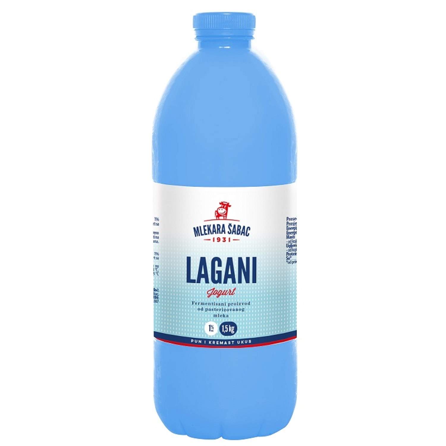 Mlekara Sabac Jogurt Lagani 1% 1.5L FL