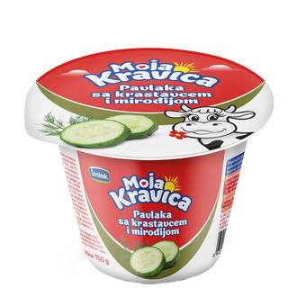 KISELA PAVLAKA SA KRASTAVCEM I MIRODJIJOM 150G MOJA KRAVICA IMLEK