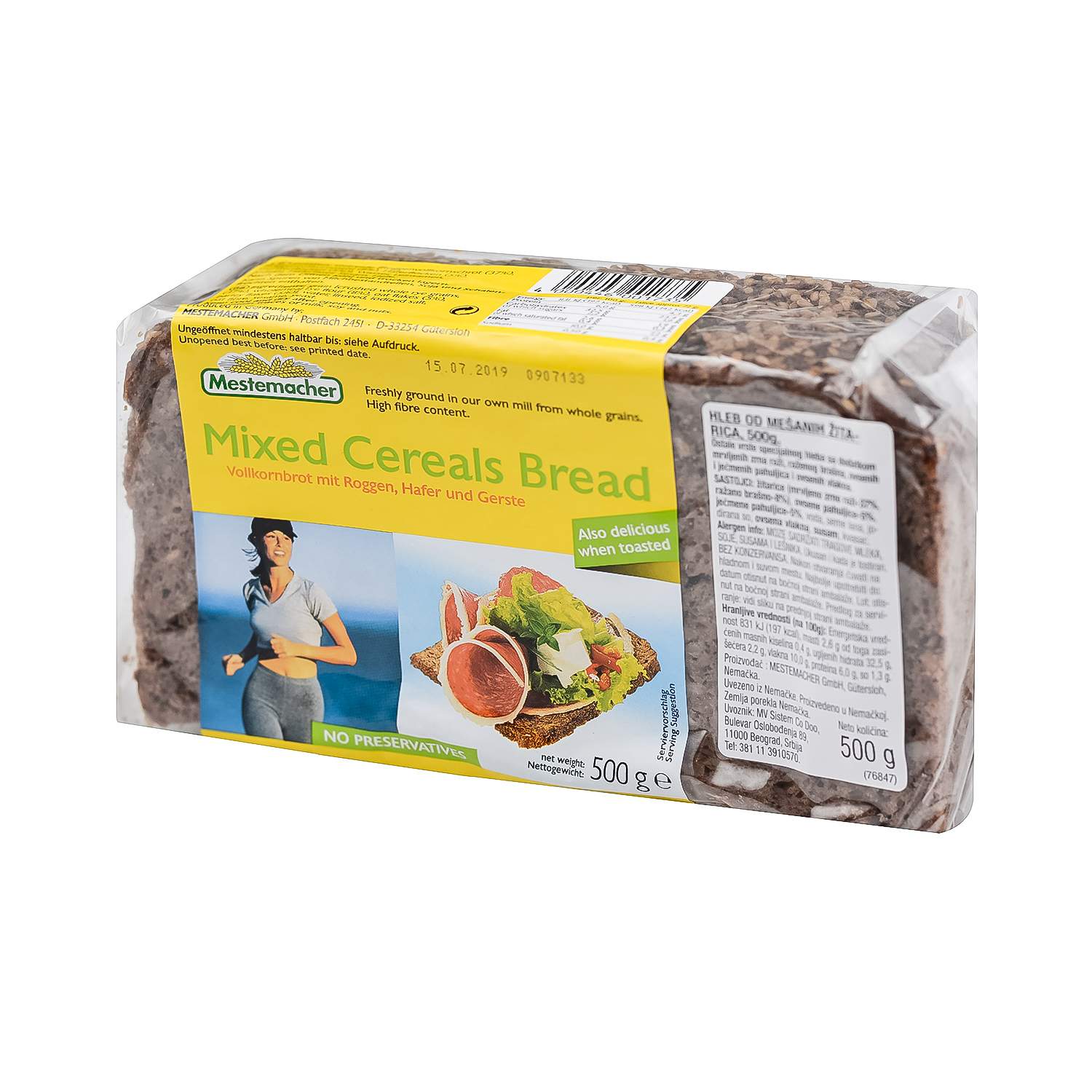 Mestemacher Hleb sa razlicitim zitaricama 500g