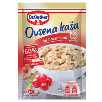 329207 Dr.Oetker ovsena kaša brusnica 62g