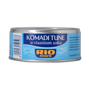 RIO MARE TUNJEVINA U SOPSTVENOM SOKU CHUNKS 160GR