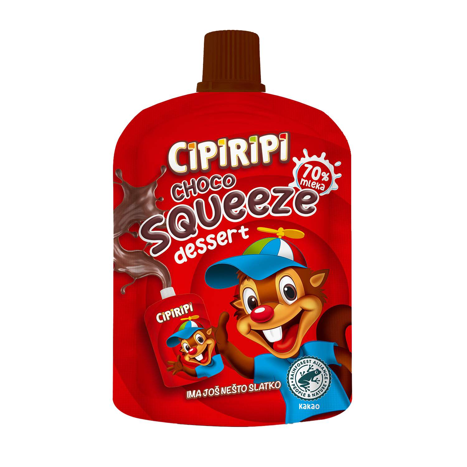 Cipiripi Dezert Choco Squeeze 90g
