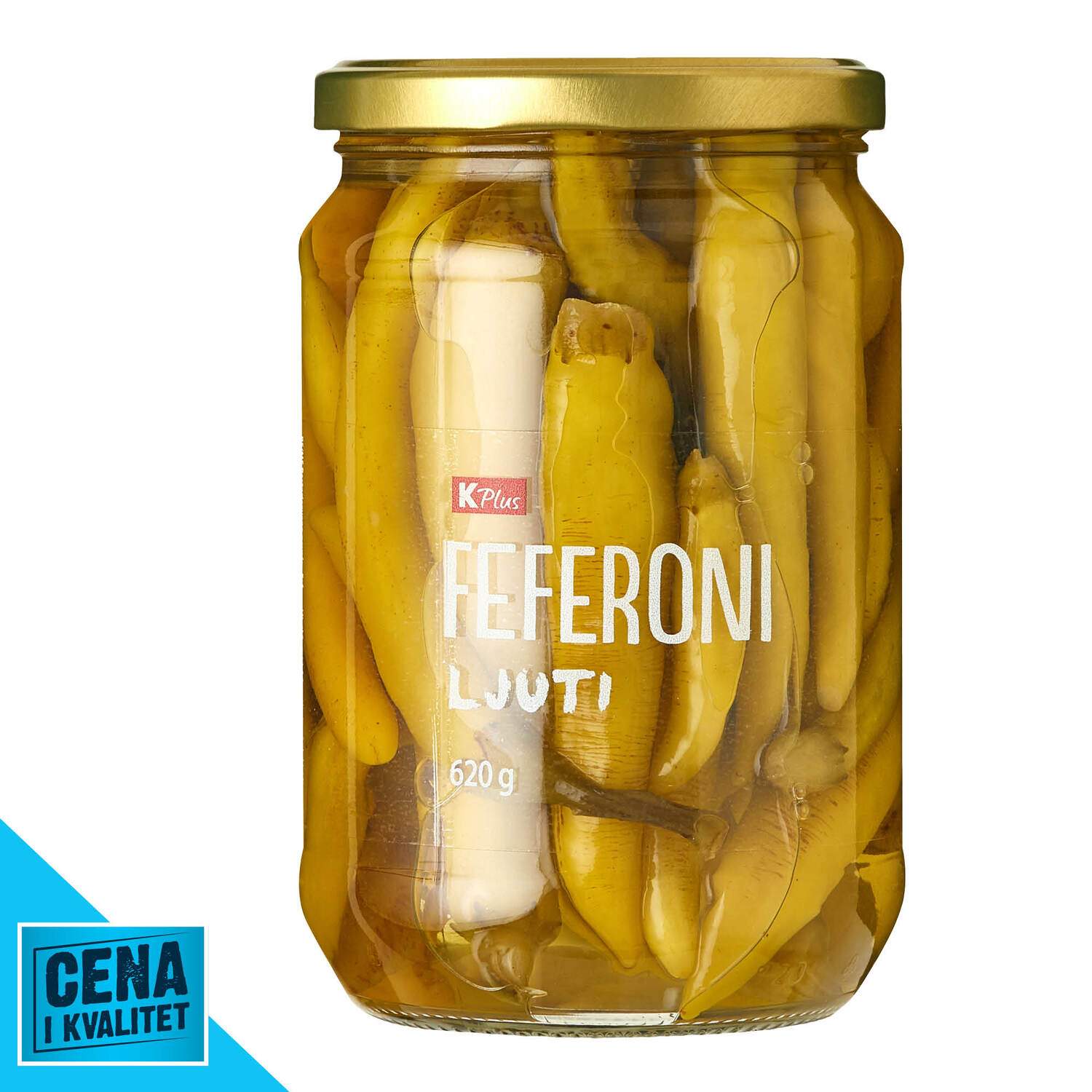 K Plus Feferoni ljuti 620g